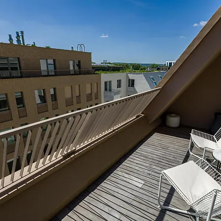 Apartment Olive-riverside-city Center-castle-aircondition-self Check-in Pressburg
